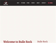 Tablet Screenshot of bullerockgolf.com